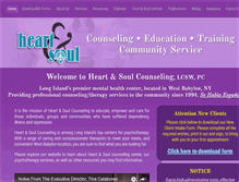 Tablet Screenshot of heartandsoulcenter.com